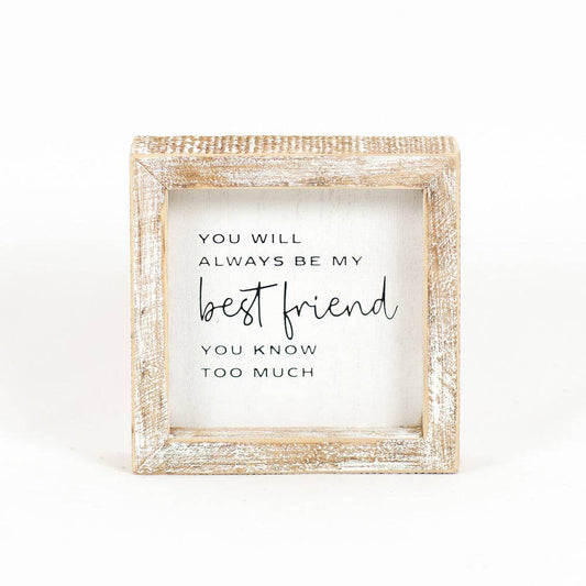 Best Friend... wood sign