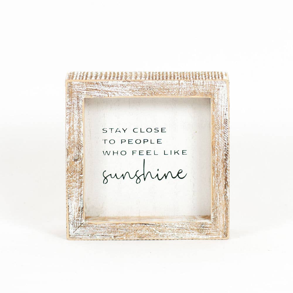 Sunshine… wood sign