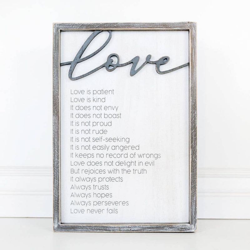 Love Is.... wood sign