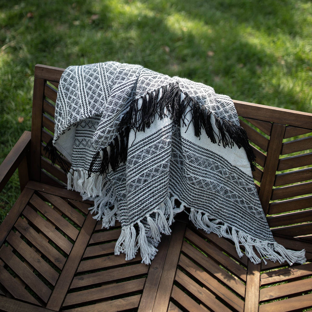 Hand Woven Indoor/Outdoor Malika Throw