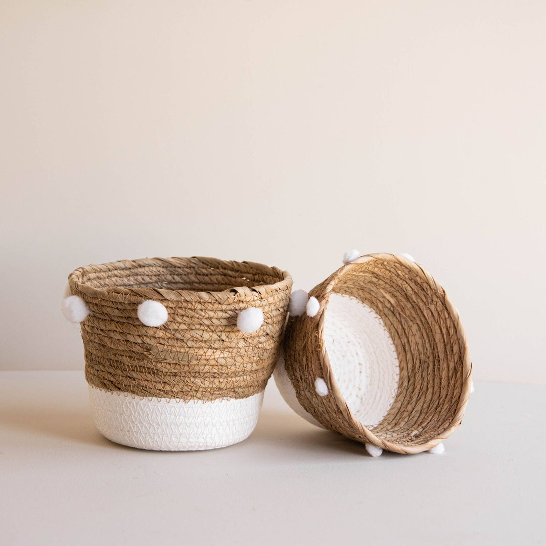 Set of 2 Copal Natural Baskets