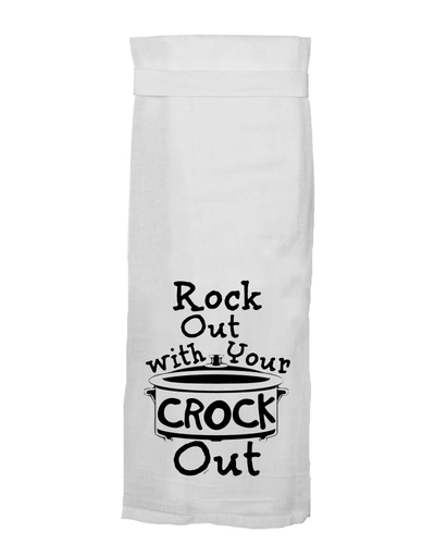 Rock Out With Your Crock Out HANG TIGHT TOWEL®