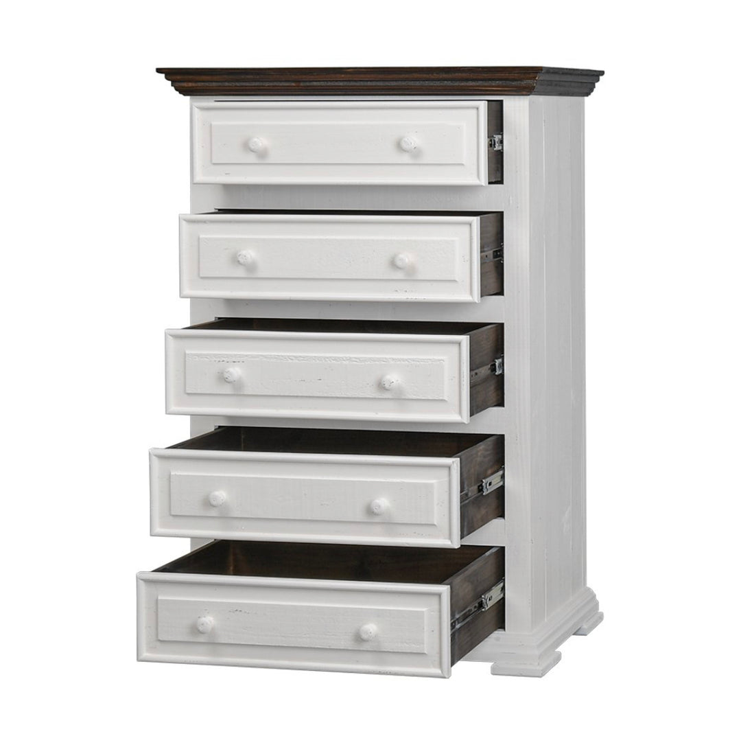 Kelsey Distressed White chest