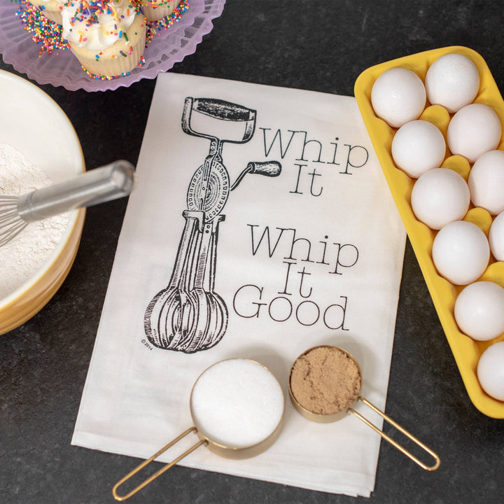 Whip It, Whip It Good Tea Towel