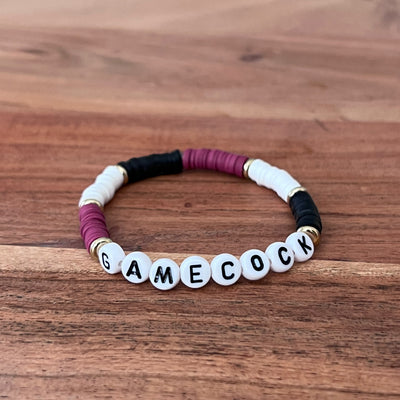 Gamecock Beaded Bracelet