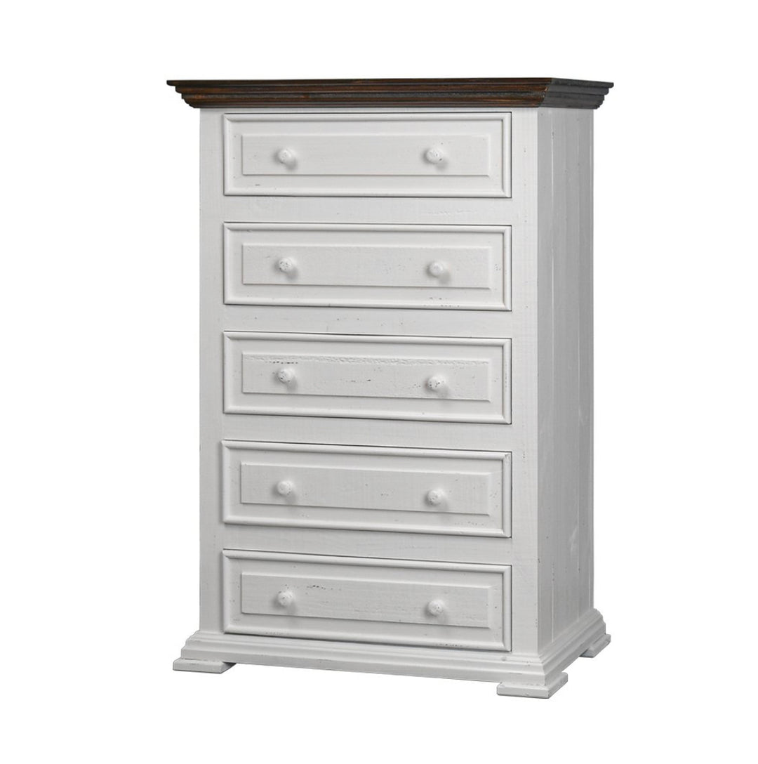 Kelsey Distressed White chest