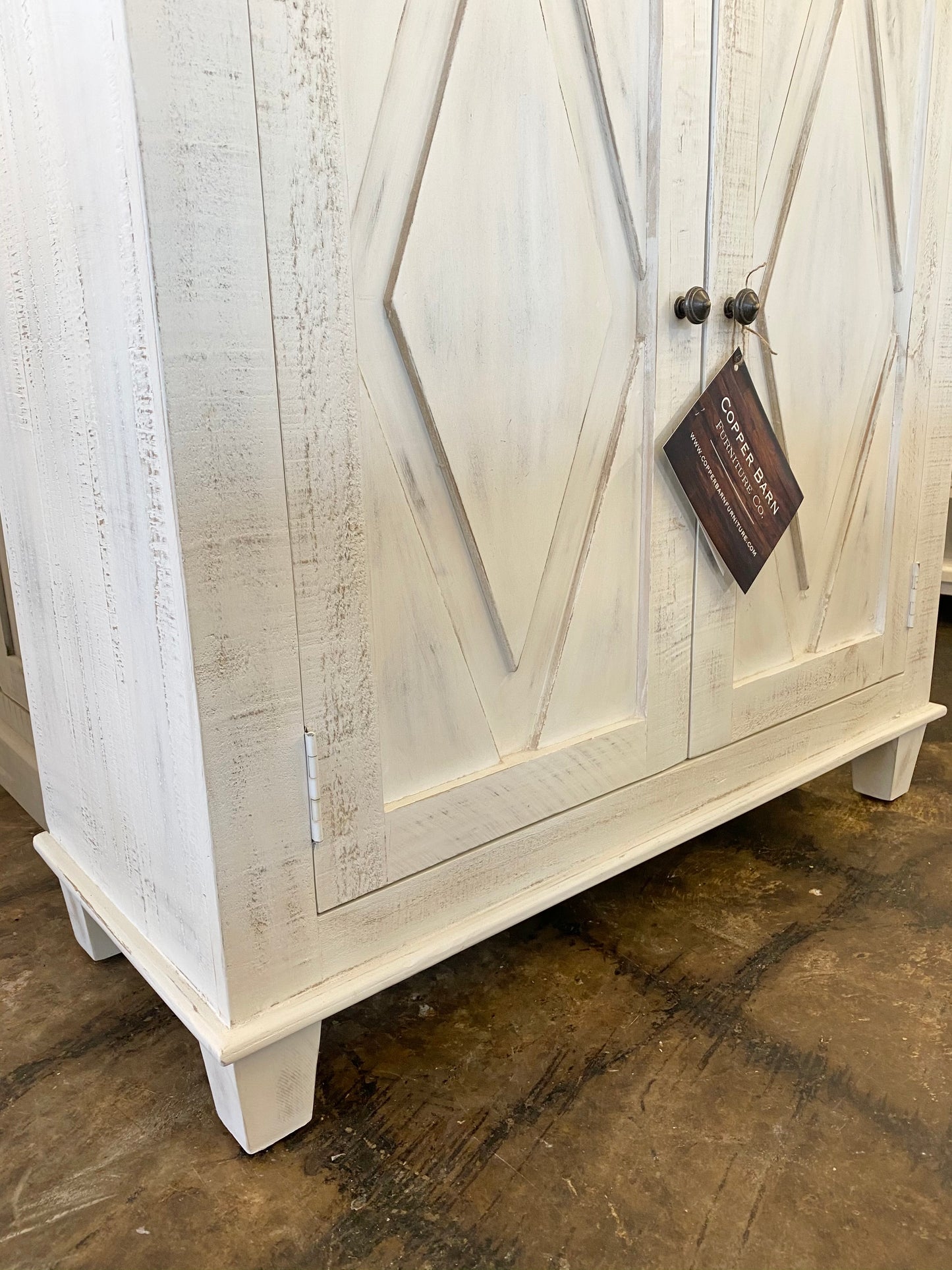 Maggie White Accent Cabinet