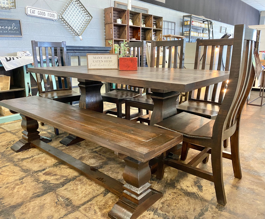 Banks Tobacco 7 piece Dining Table Set