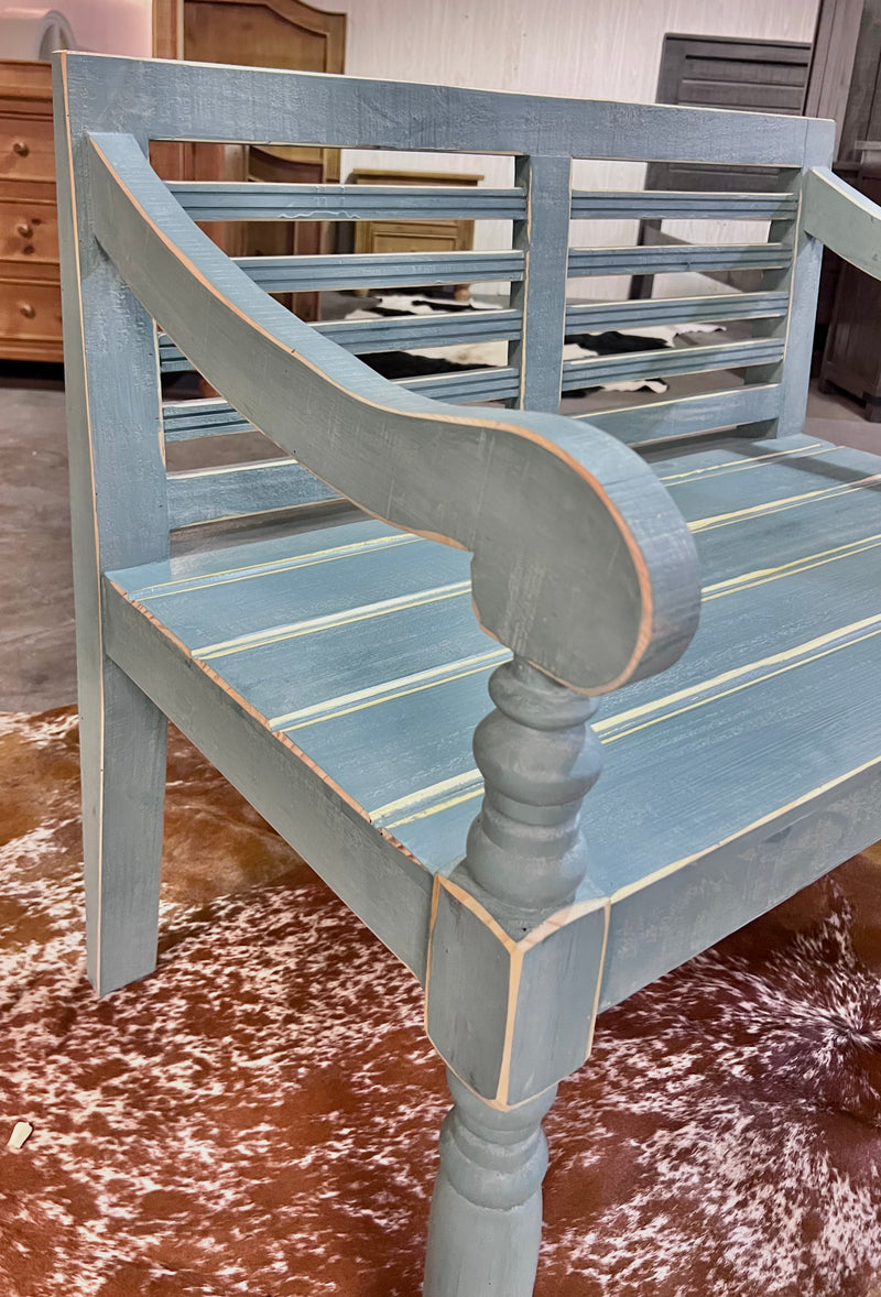 Harlow Turquoise Bench