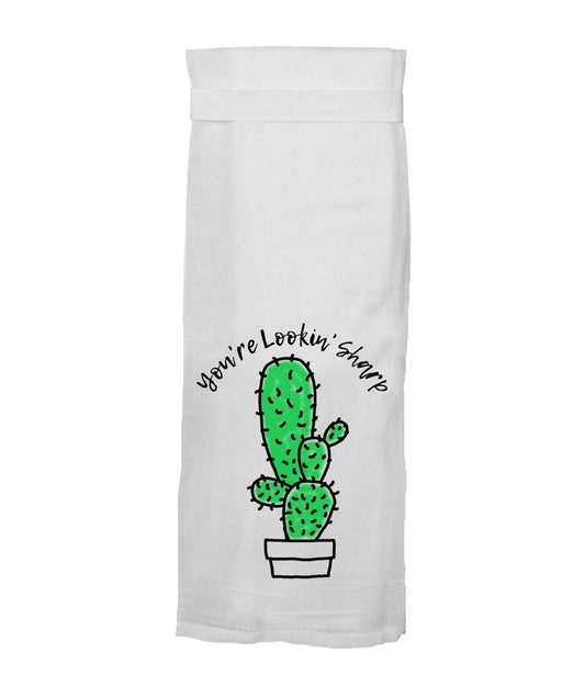 You’re lookin’ sharp Tea Towel