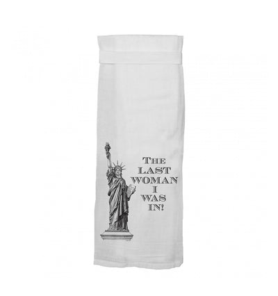 The Last Woman Tea Towel