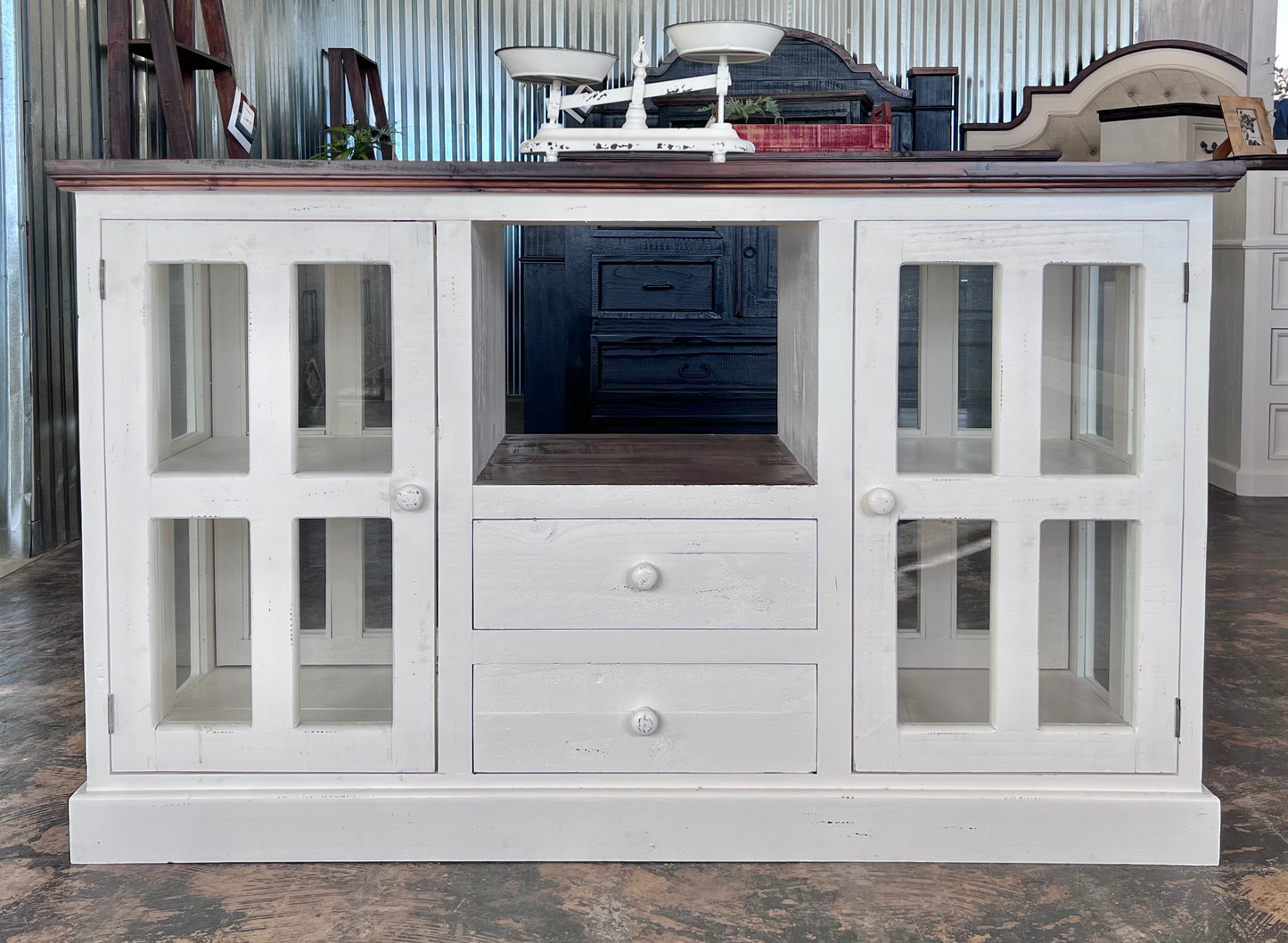 Tanner White Kitchen Island