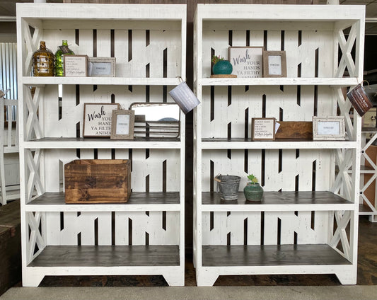Grayson White & Tobacco Bookshelf