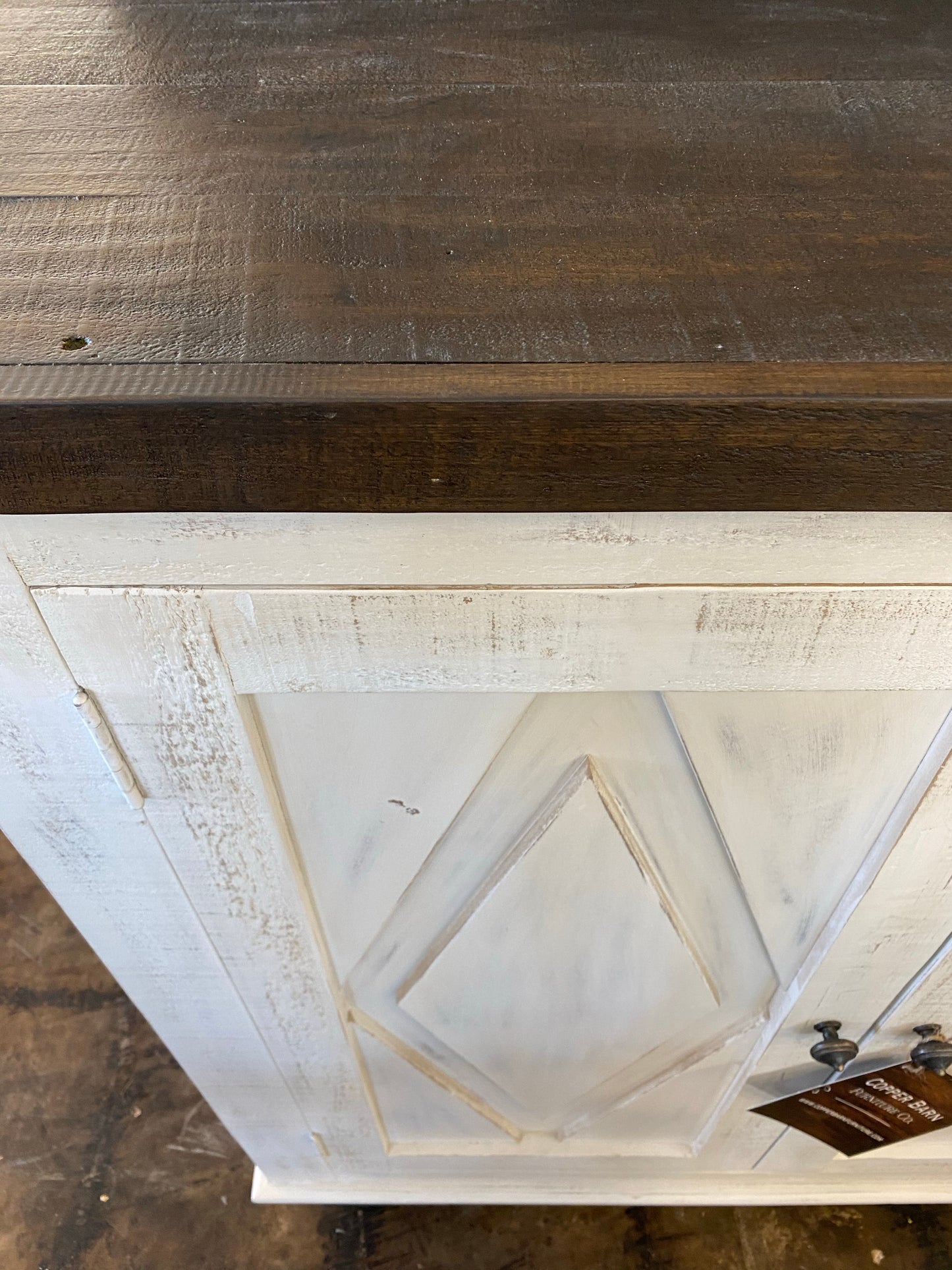 Maggie White Accent Cabinet