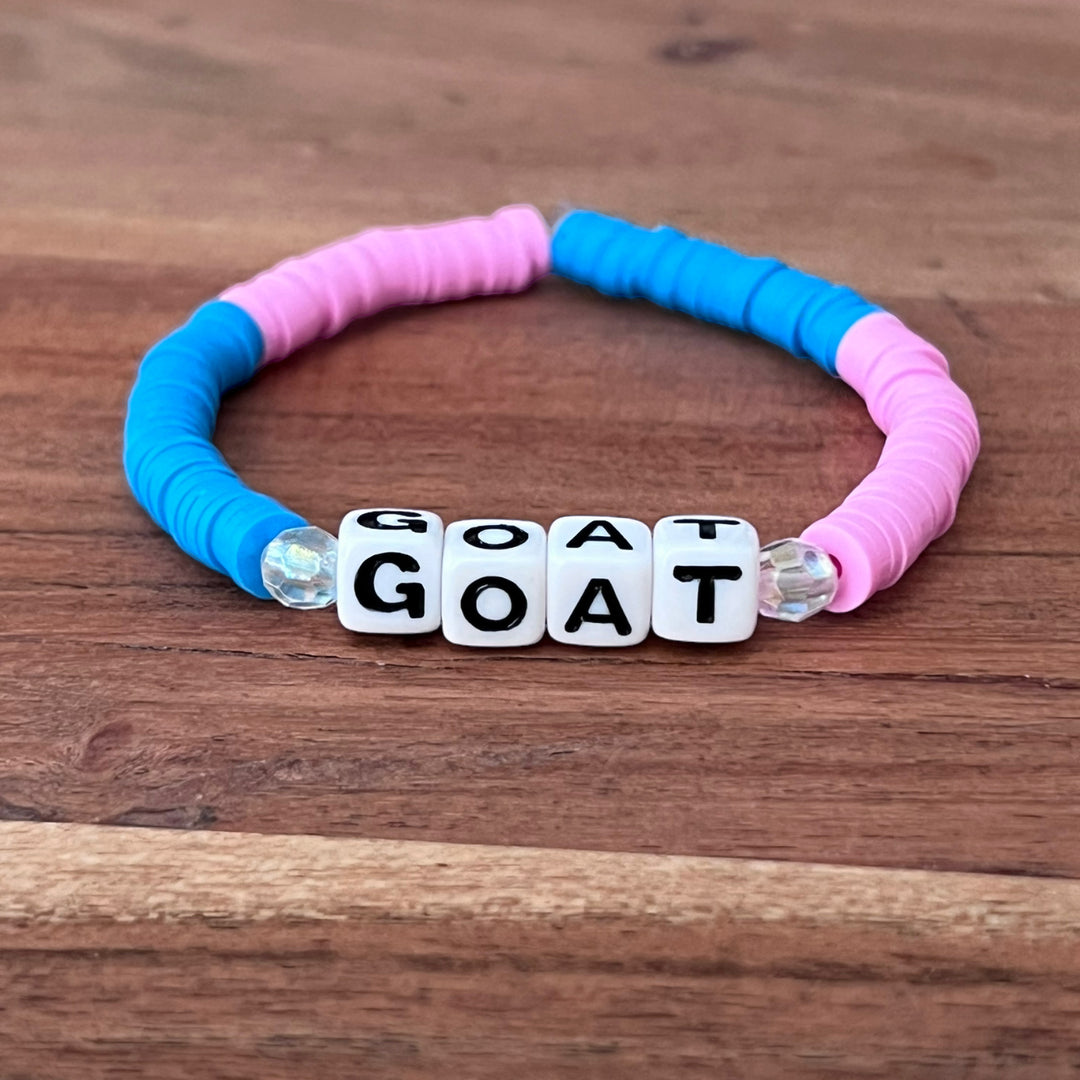 GOAT Inspirational Beaded Bracelet