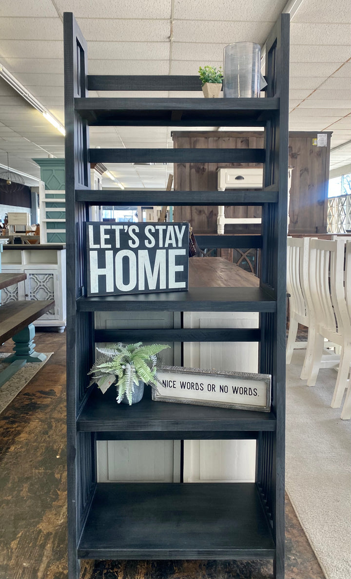 Madeleine Gray Ladder Bookcase