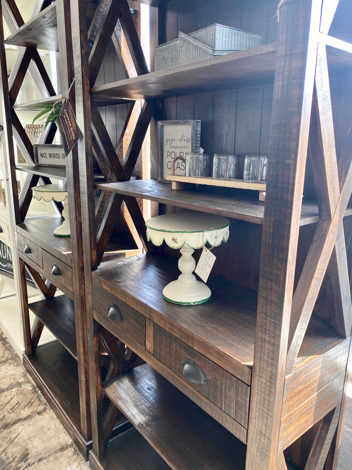 Whitney Tobacco Brown Bookcase