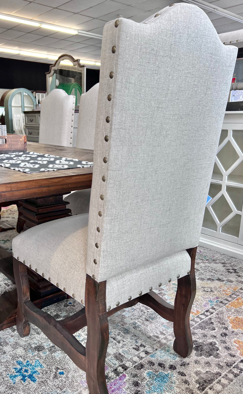 Layton Tobacco & Linen Dining Chair