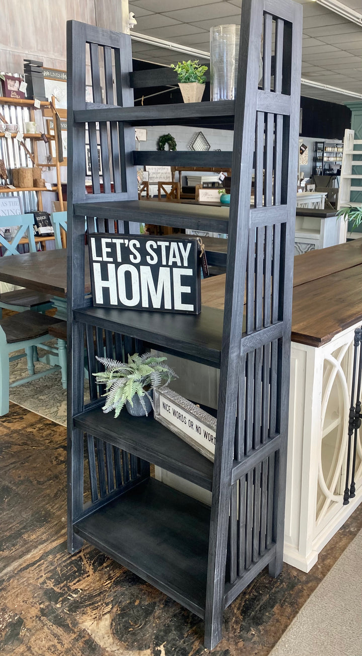 Madeleine Gray Ladder Bookcase