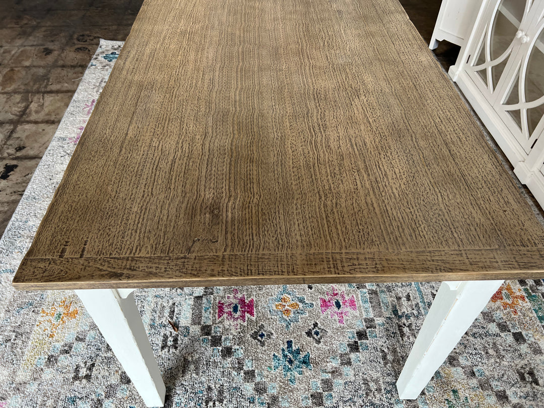 Glenn White & Weathered Dining Table