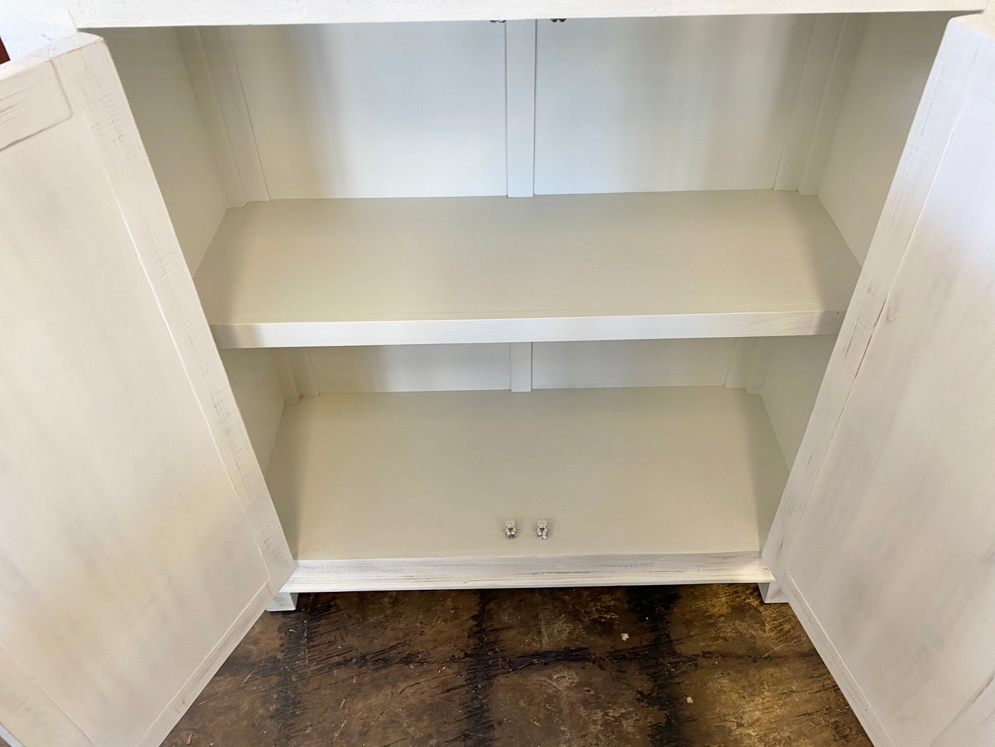 Maggie White Accent Cabinet
