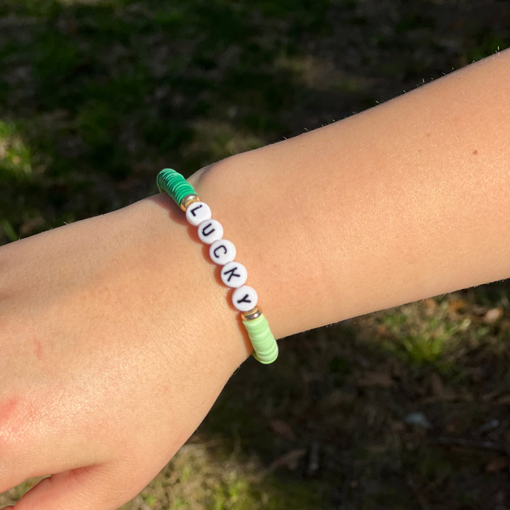 Lucky Inspirational Beaded Bracelet