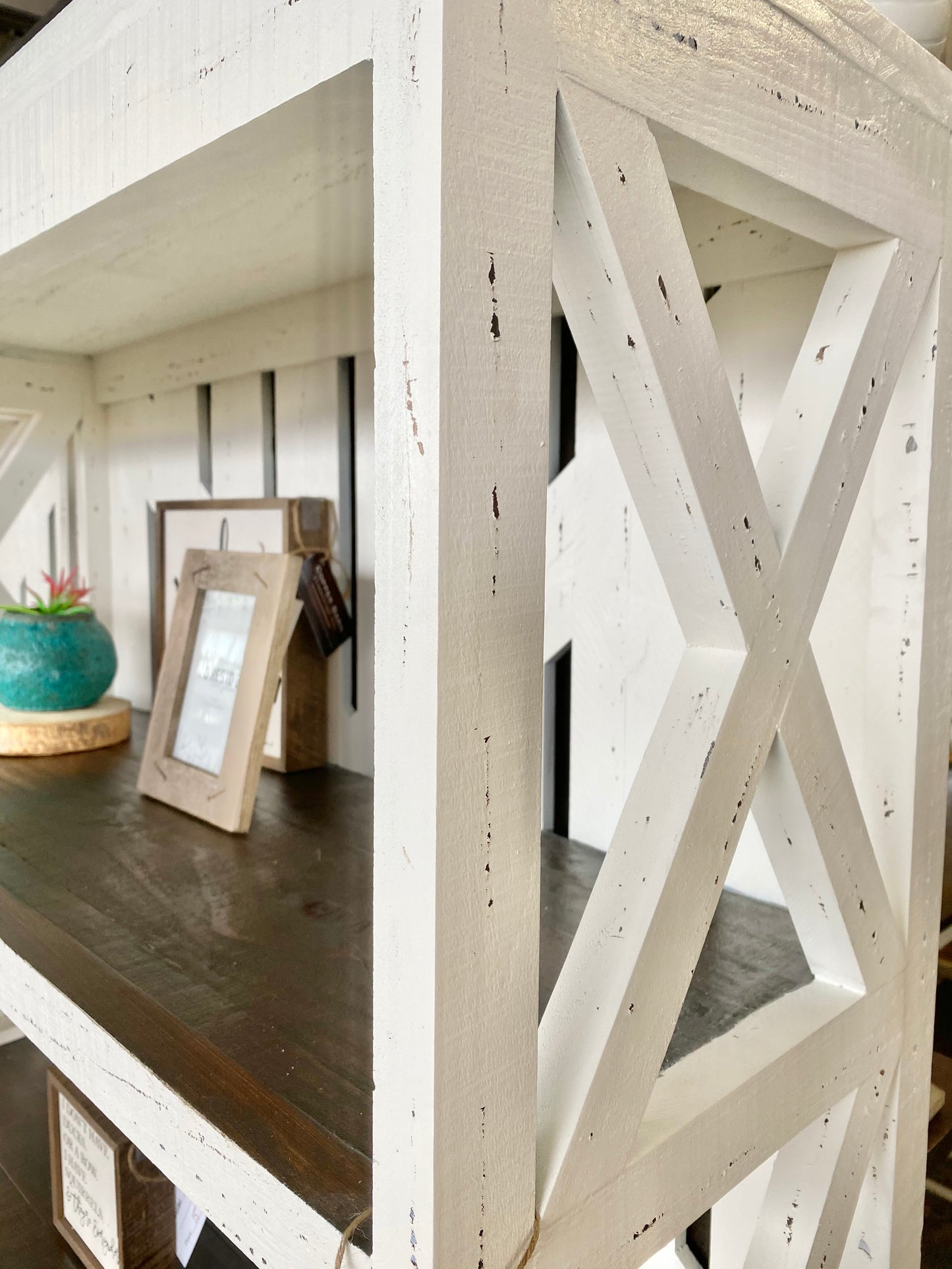 Grayson White & Tobacco Bookshelf
