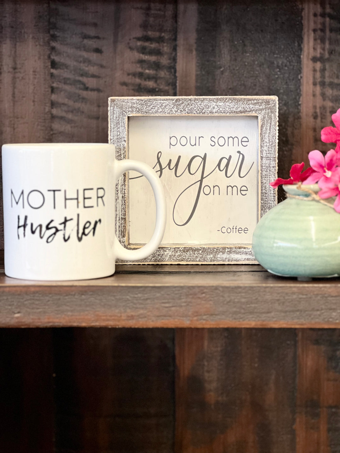 Pour some sugar on me… wood sign