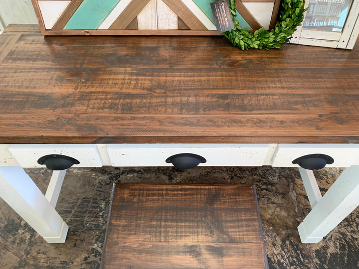 Whitney White Desk with Chair