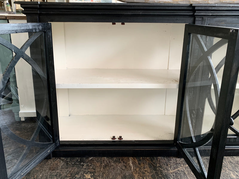 Cameo II Black Glass Front Cabinet