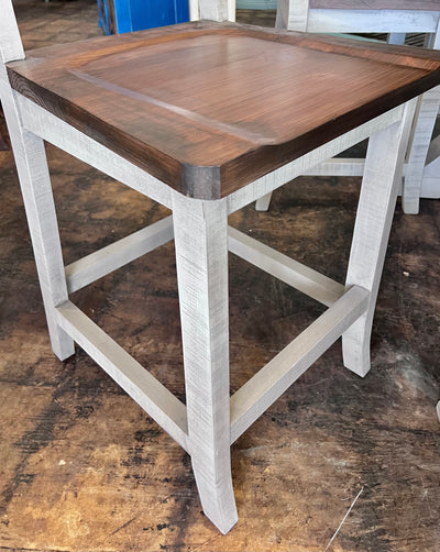 Elliott Herringbone Gray 7 piece Counter Height Table Set
