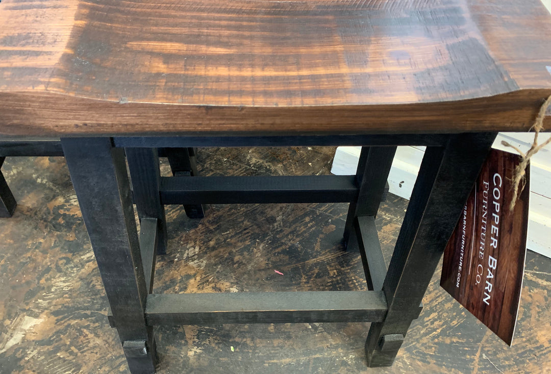 Black Counter Height Stools (pair of 2)