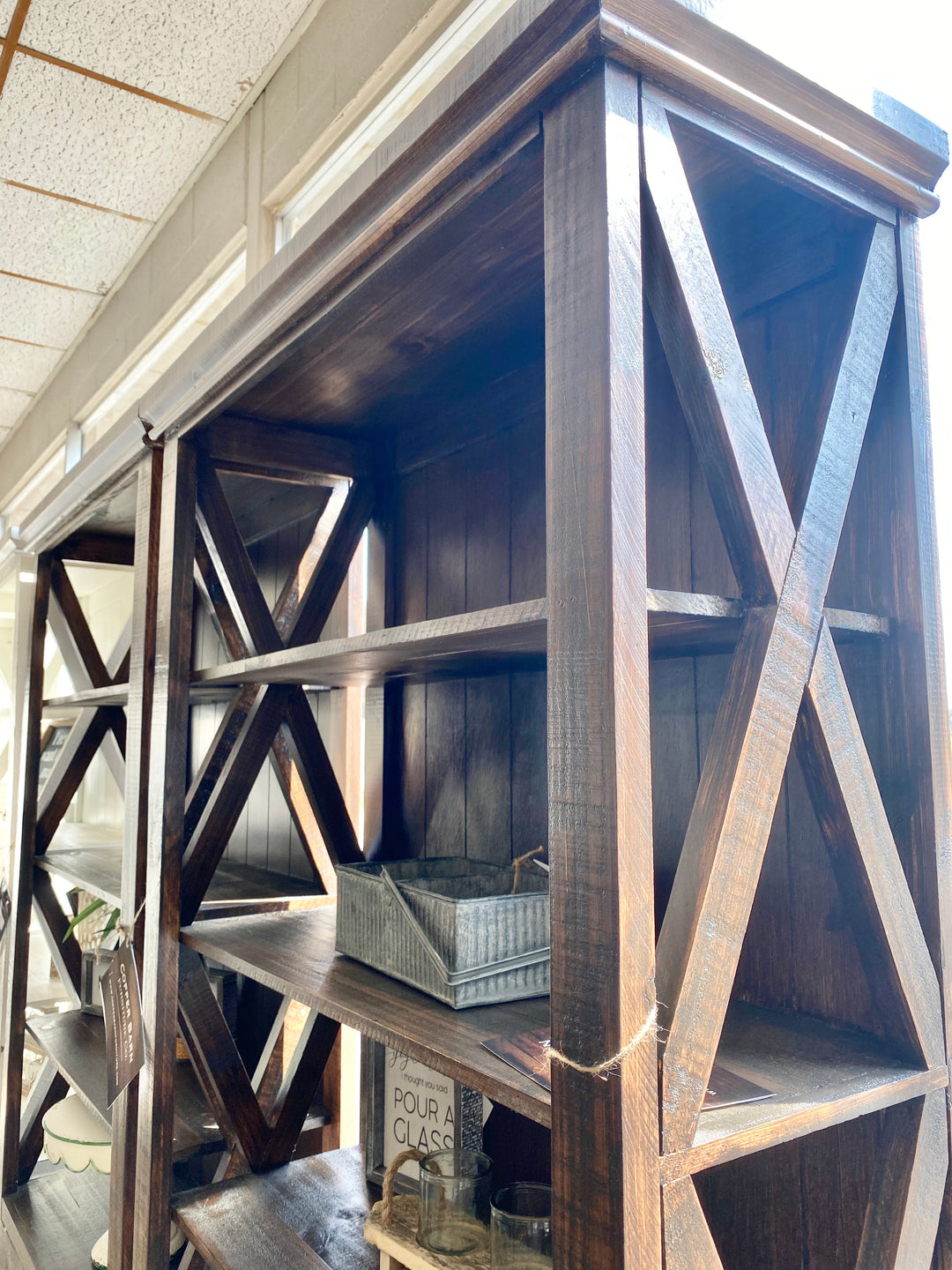 Whitney Tobacco Brown Bookcase