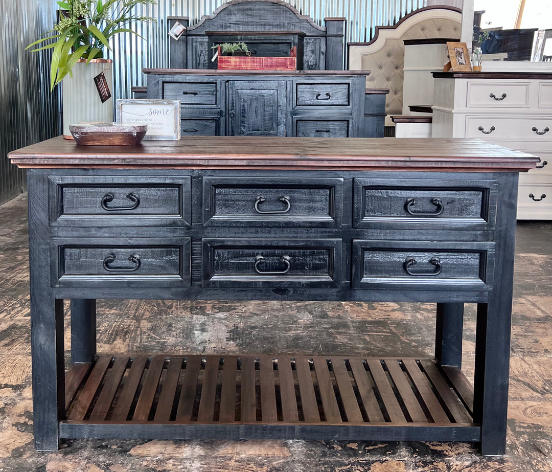 Chloe Black Console Table