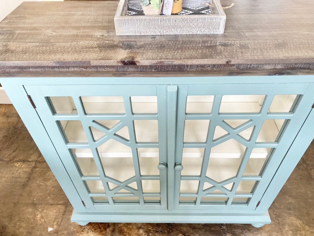 Livingston Beach Blue Small Cabinet