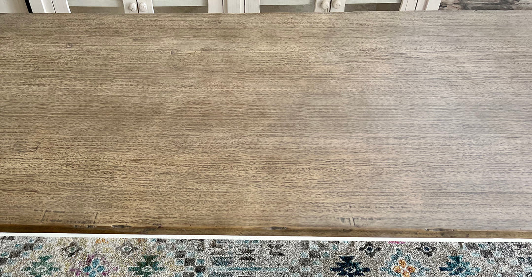 Glenn White & Weathered Dining Table