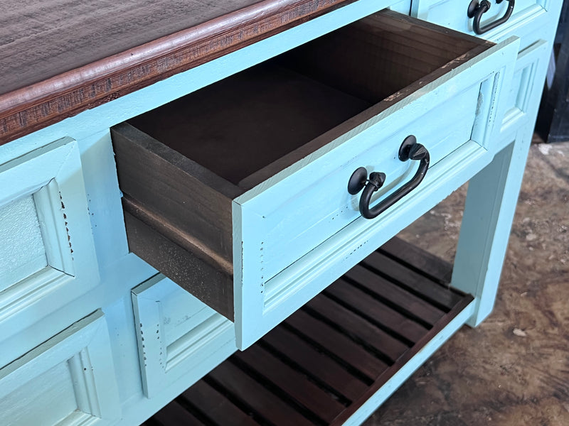 Chloe Turquoise Console Table