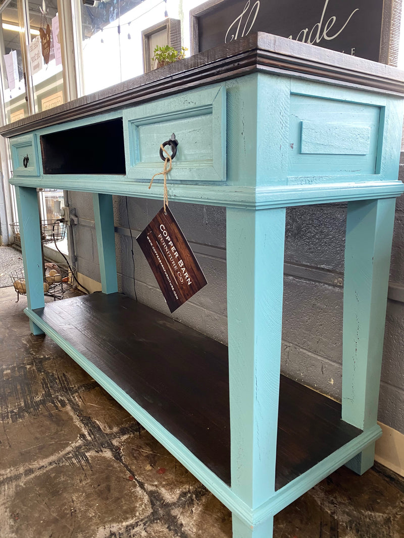 Emily Turquoise Console Table