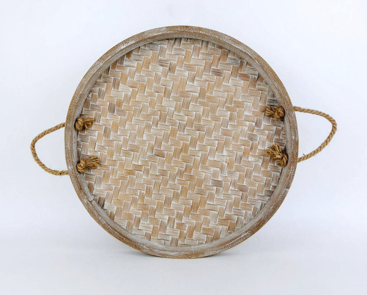 Bamboo round tray