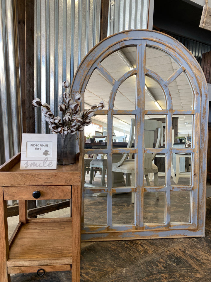 Arched Mango Window Mirror