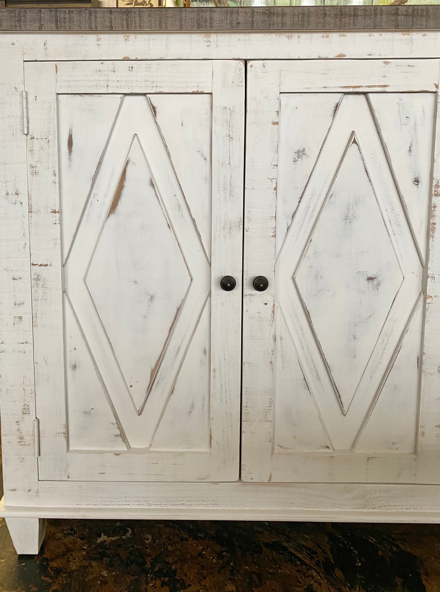 Maggie White Console Cabinet