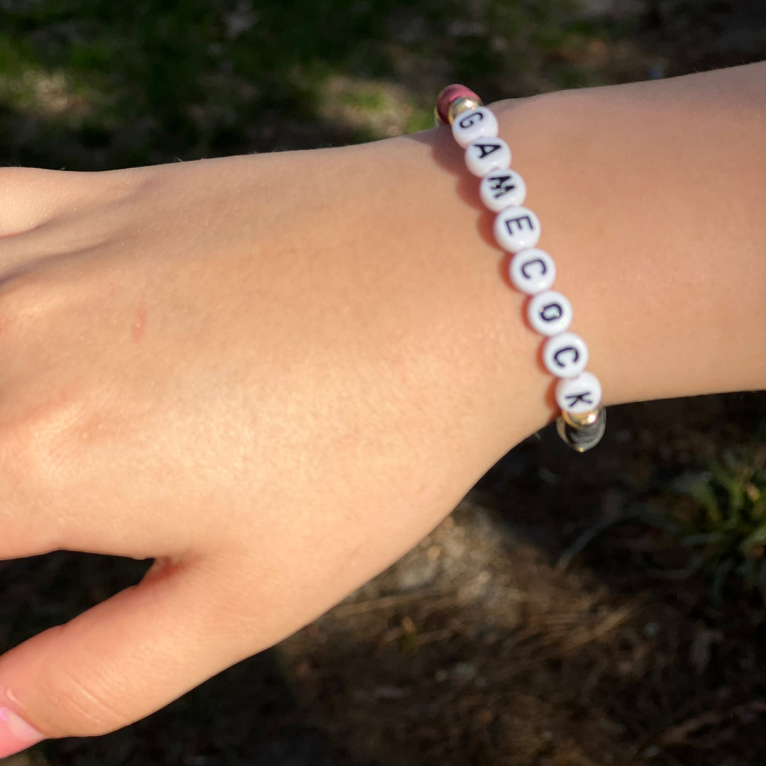 Gamecock Beaded Bracelet