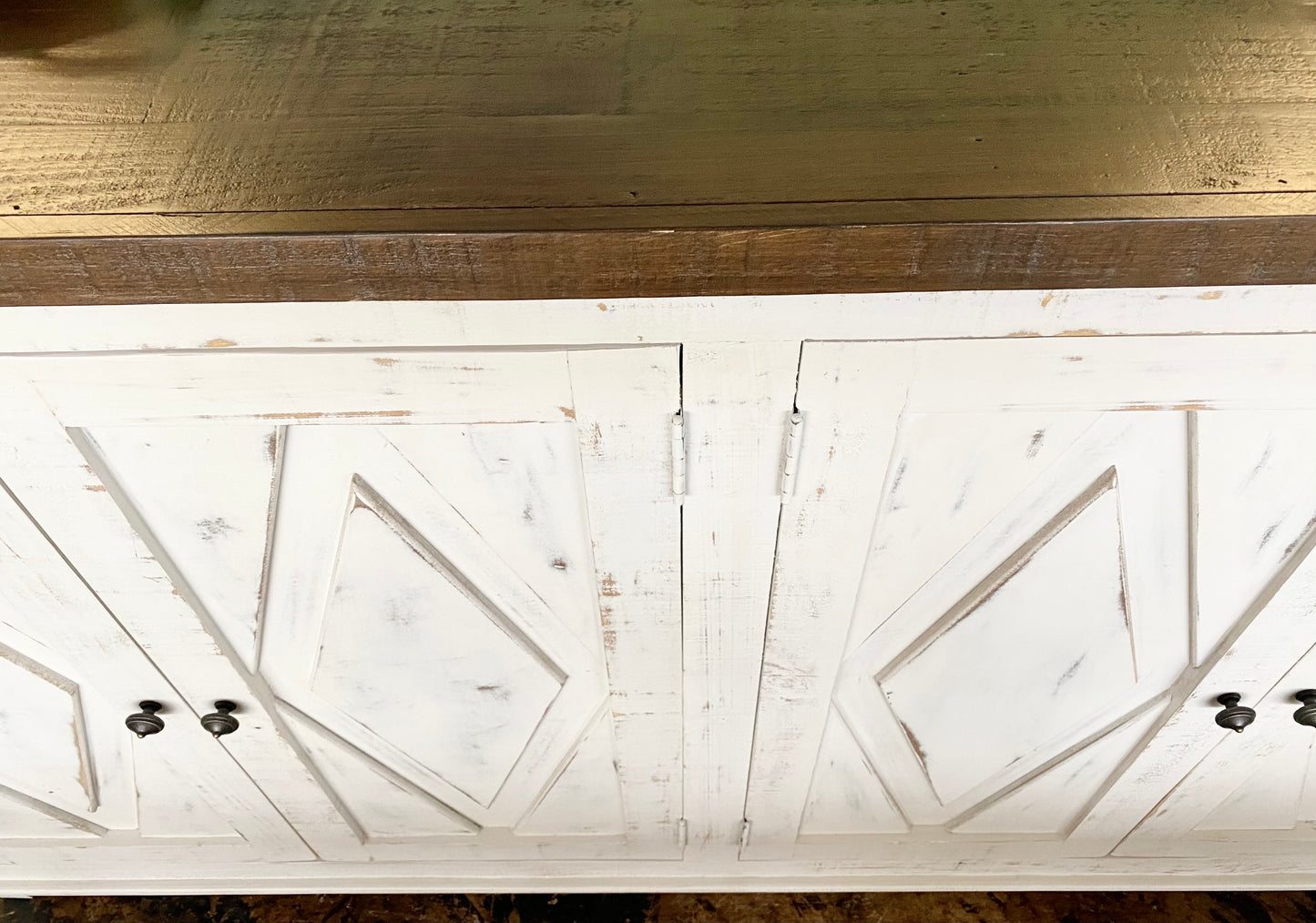 Maggie White Console Cabinet