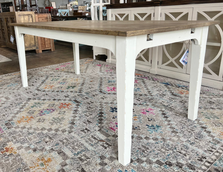 Glenn White & Weathered Dining Table