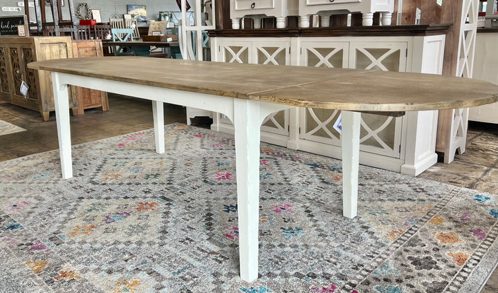 Glenn White & Weathered Dining Table