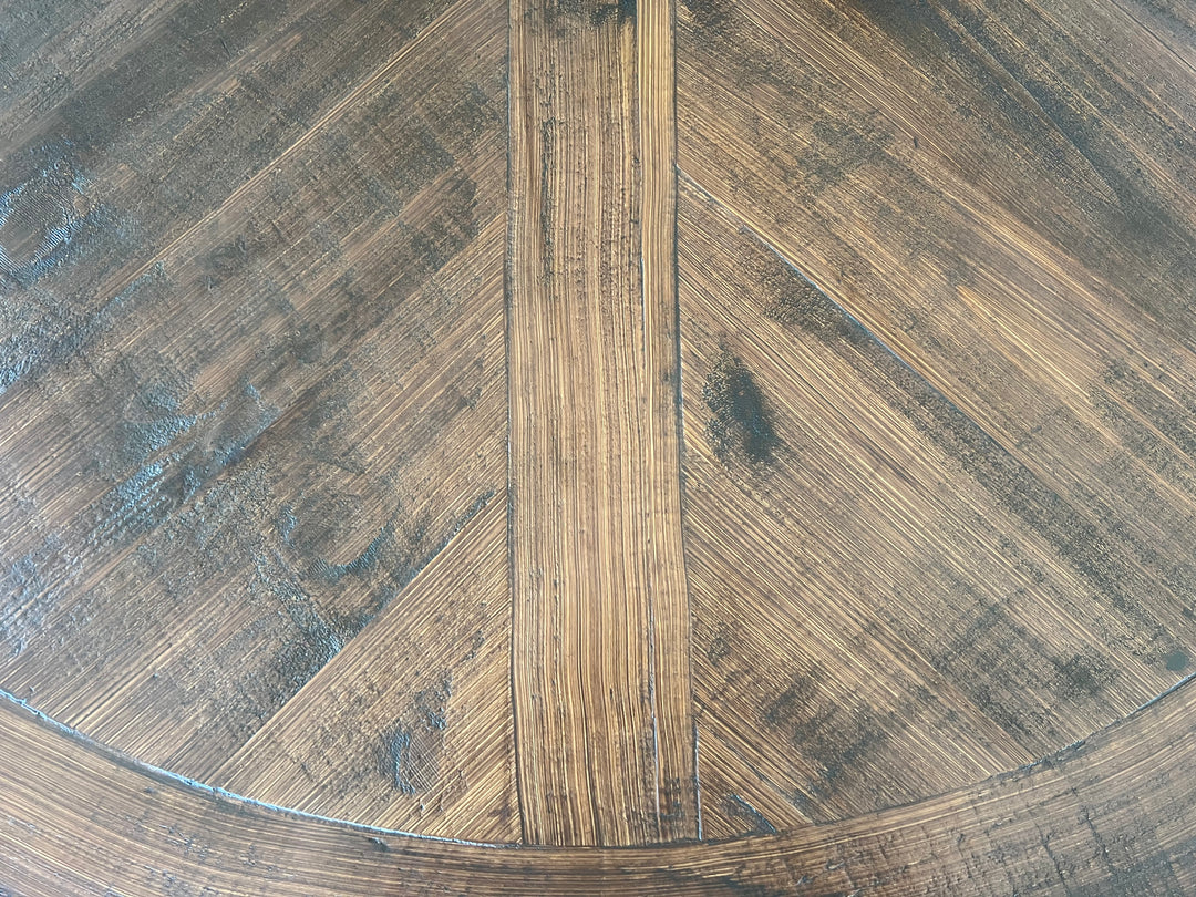 Joshua 6 Piece White & Linen Dining Set