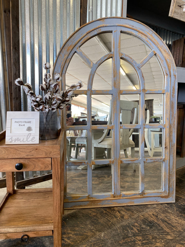 Arched Mango Window Mirror